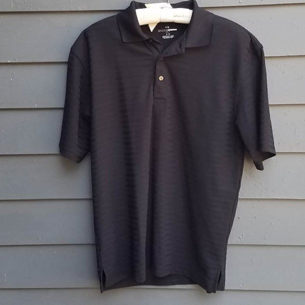 Mens Grand Slam Black Golf Polo size Medium